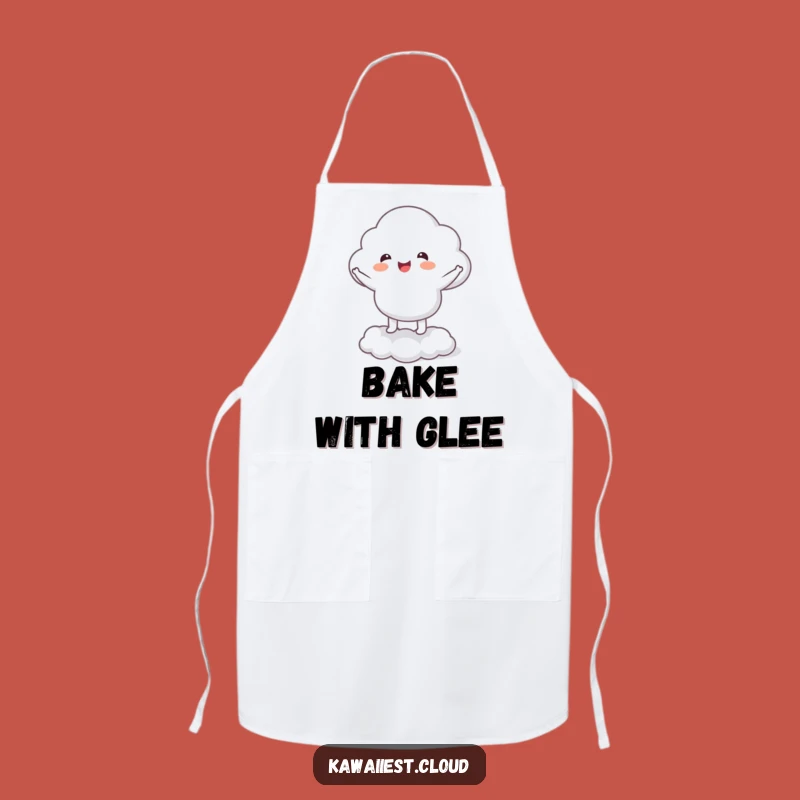 Funny Cloud Jig Apron: Humorous Cooking Wear with a Dancing Character