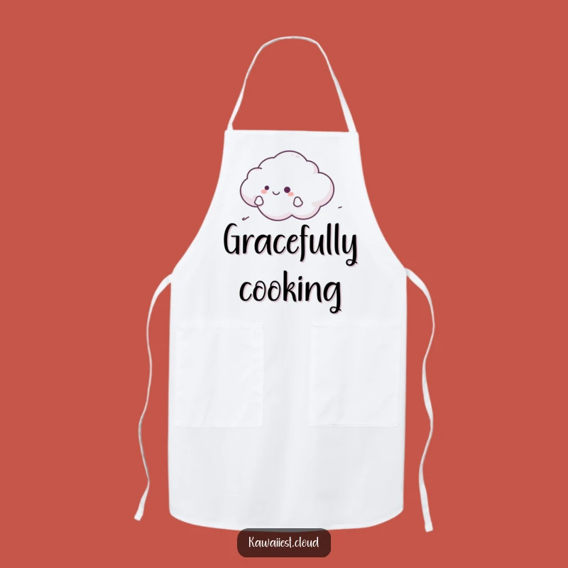 Funny Cloud Breeze Apron - Relaxed Kitchen Wear for Serene Cooks Gift