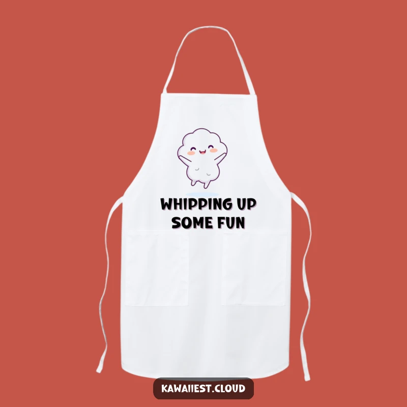 Funny Dancing Cloud Apron: Cheerful Character Kitchen Dance, Practical Humorous Gift