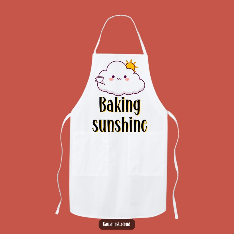 Funny Sunshine Cloud Apron: Offer Joyful Warmth