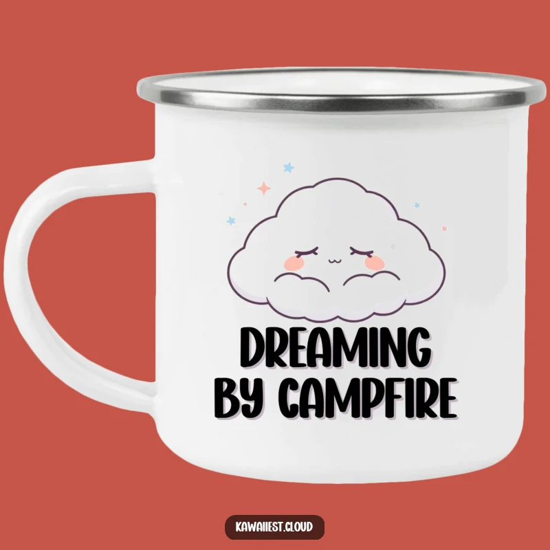 Funny Dreaming Cloud Adventure Mug: Peaceful Character, Sleepy Outdoors, Perfect Funny Gift