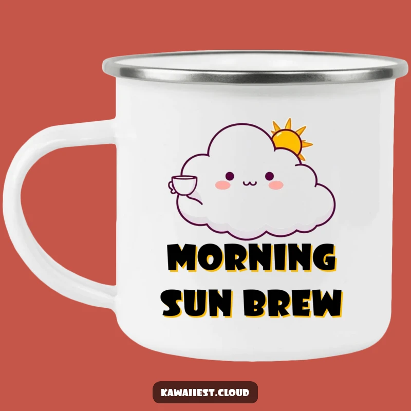 Funny Sunshine Cloud Camping Mug: Offer Joyful Drinkware