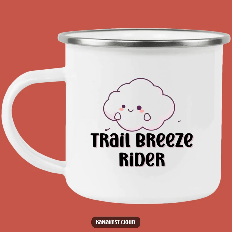Funny Cloud Breeze Camping Mug - Serene Outdoor Companion Gift