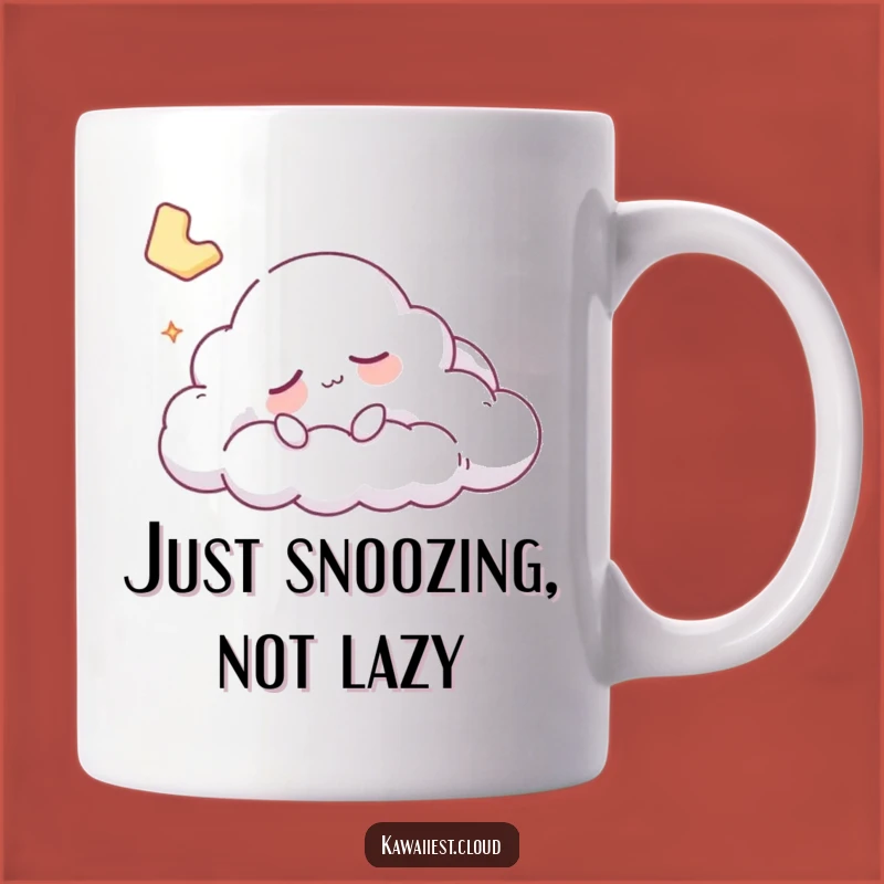 Funny Sleepy Cloud Mug - Peaceful Dreams, Perfect Gift