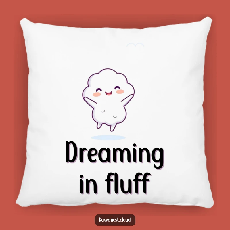 Funny Dancing Cloud Pillow: Cheerful Character Sky Dance Decor, Cozy Humorous Gift