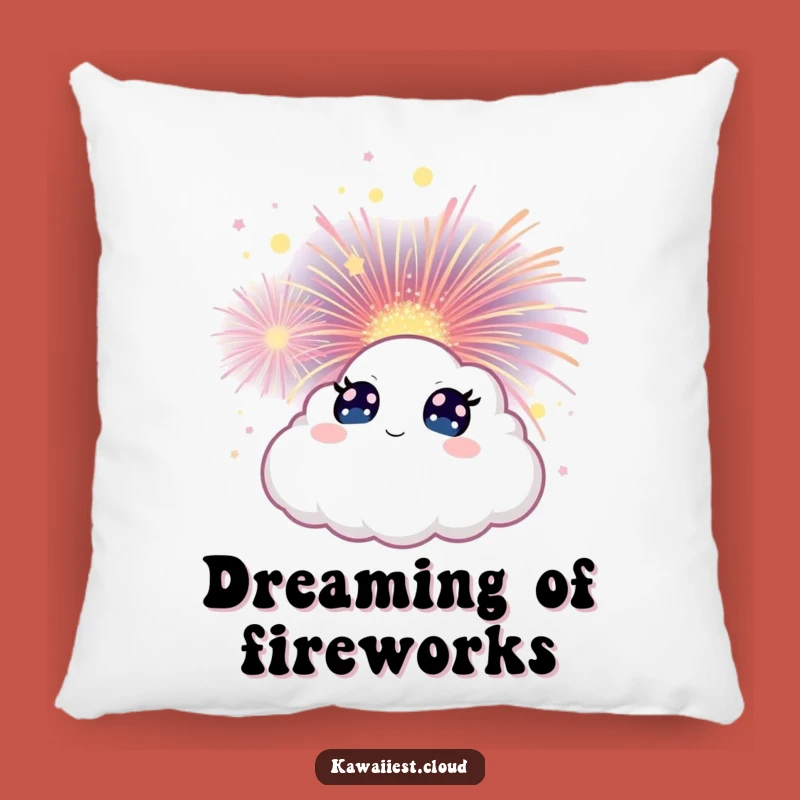 Funny Cloud Firework Pillow - Soft Cushion for Awestruck Comfort Gift