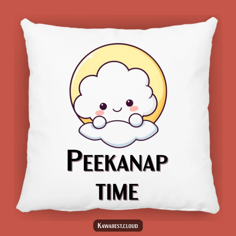 Funny Cloud Peeking Pillow - Cozy Comfort & Cheerful Humorous Gift!