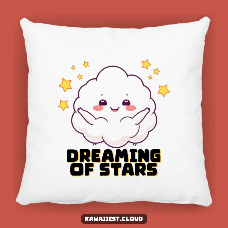 Funny Juggling Cloud Pillow: Cozy Starry Accent, Whimsical Humorous Gift