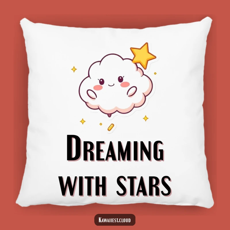 Funny Playful Cloud Pillow - Cozy Star Cushion, Perfect Gift for Fun