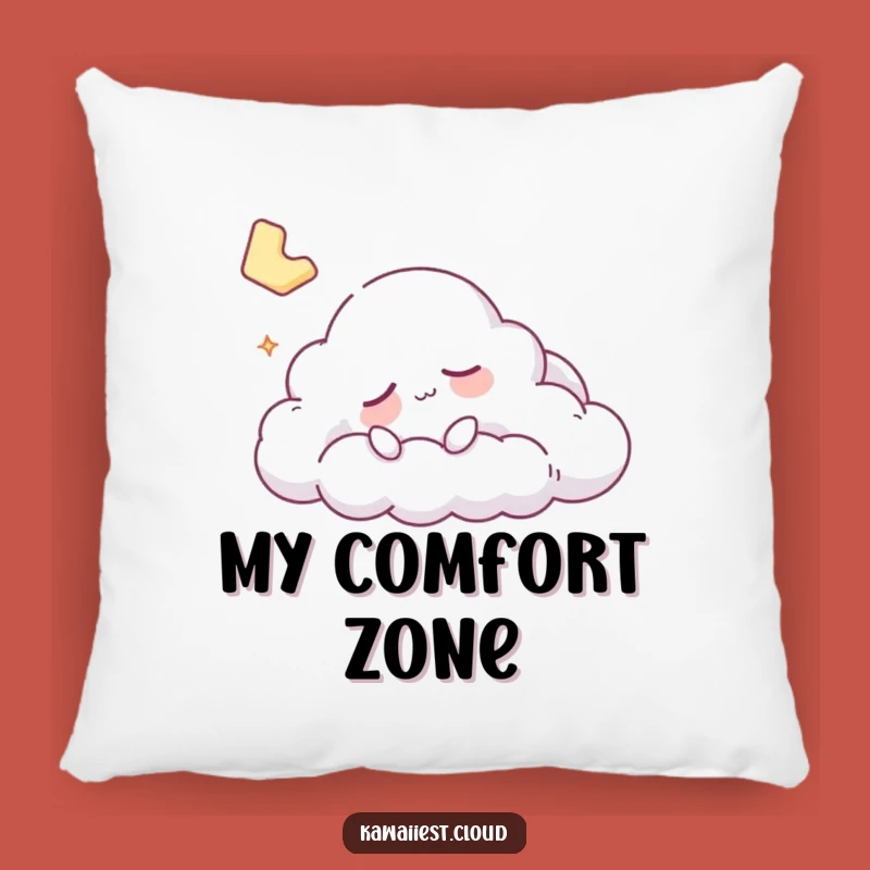 Funny Sleepy Cloud Pillow - Cozy Dreams, Soft Comfort, Hilarious Accent Gift