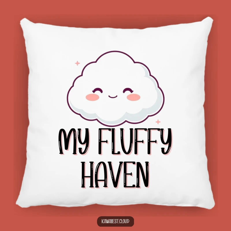 Funny Cloud Comfort Pillow: Soft Character Accent for Gentle Naps