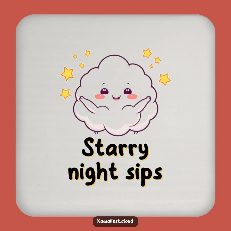 Funny Juggling Cloud Coaster: Starry Protector, Enchanting Humorous Gift