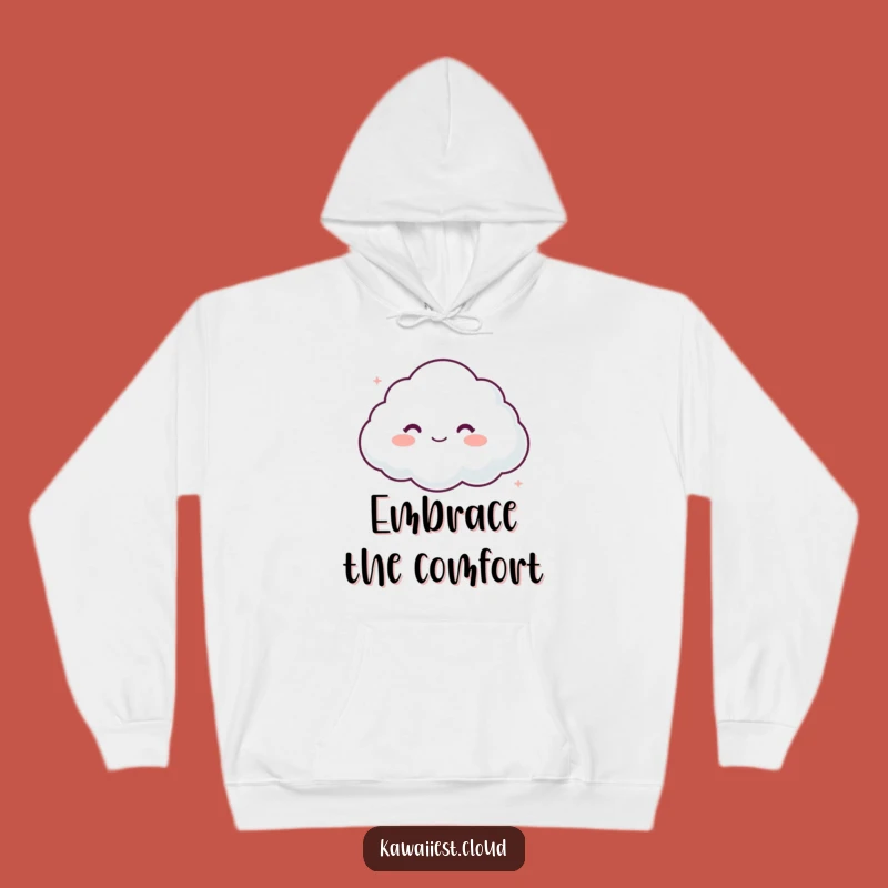 Funny Cloud Comfort Hoodie: Cozy Character Wear for Ultimate Softness