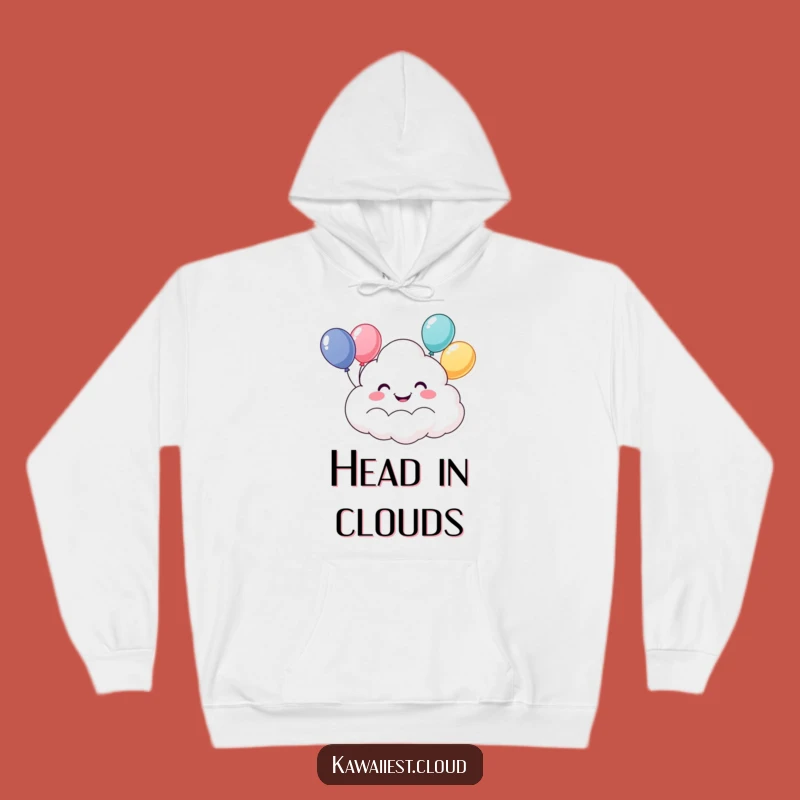 Funny Happy Cloud Hoodie: Cozy and Cheerful Balloon Character Wear