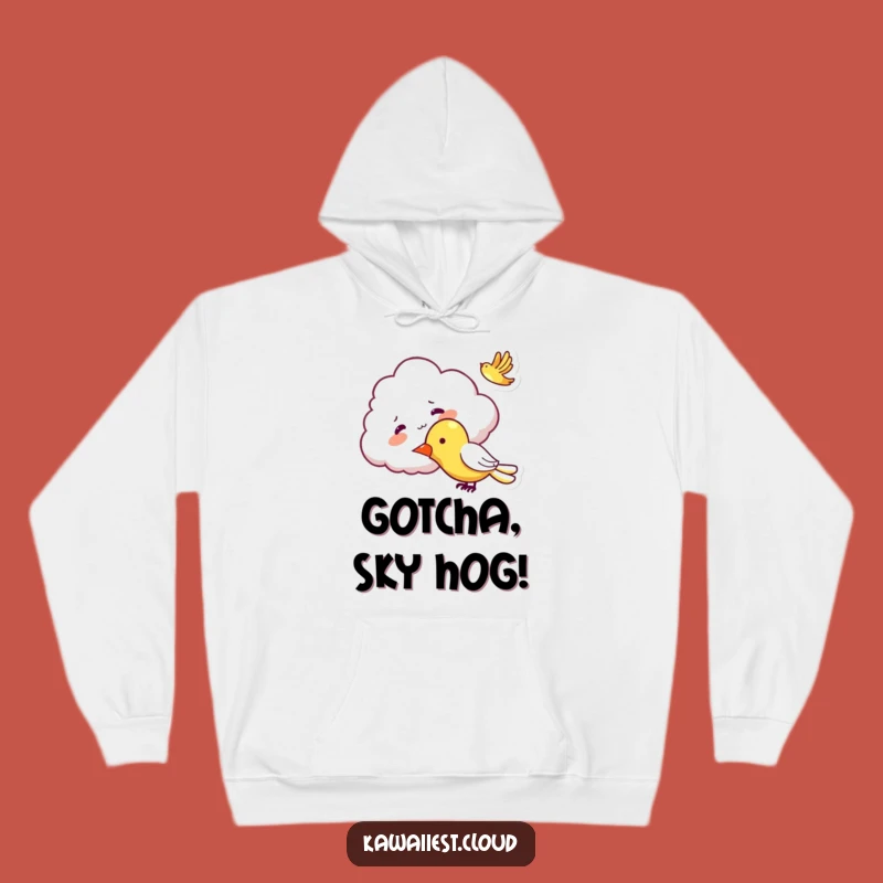 Funny Mischievous Cloud Hoodie - Cozy Plane Tickle Sweatshirt, Great Gift