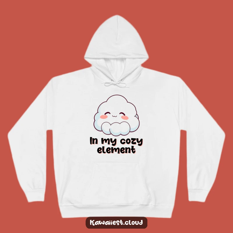 Funny Cloud Sigh Hoodie: Cozy Character Wear for Ultimate Comfort