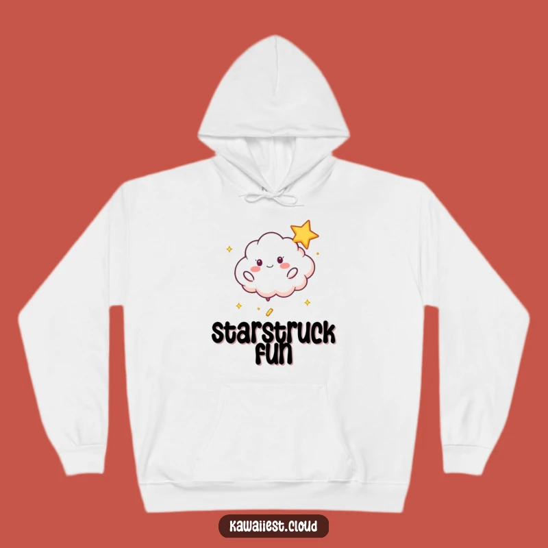 Funny Playful Cloud Hoodie - Cozy Star Bouncing Sweatshirt, Great Gift