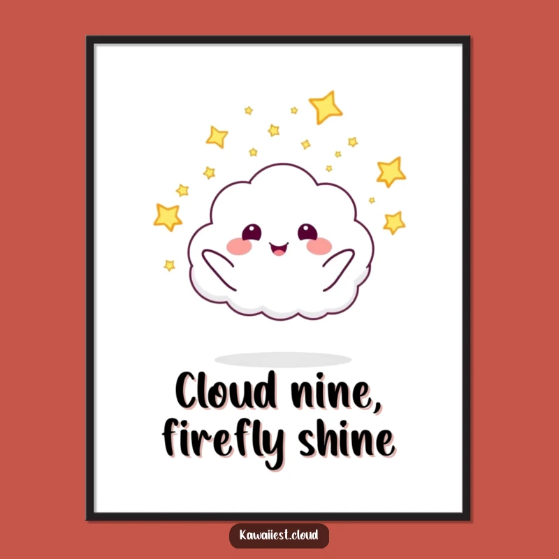 Magical Cloud Free Printable Wall Art - Whimsical Downloadable Decor