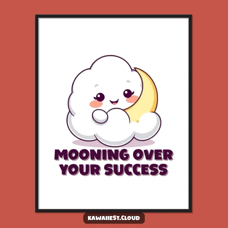 Free Printable Cloud Moon Art: Dreamy & Funny Downloadable Decor!