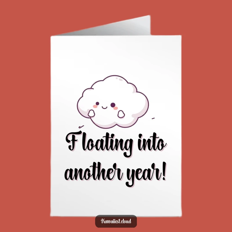 Happy Cloud Breeze Free Printable Birthday Card - Cheerful Downloadable Gift