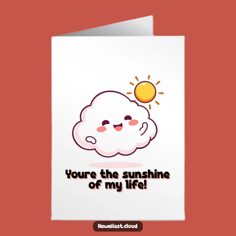 Sunny Cloud Spin Happy Birthday Free Printable Card - Bright Wishes Downloadable Gift