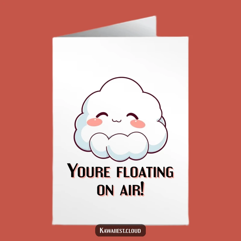 Free Printable Congrats Card: Cloud's Sigh of Relief - Funny Downloadable
