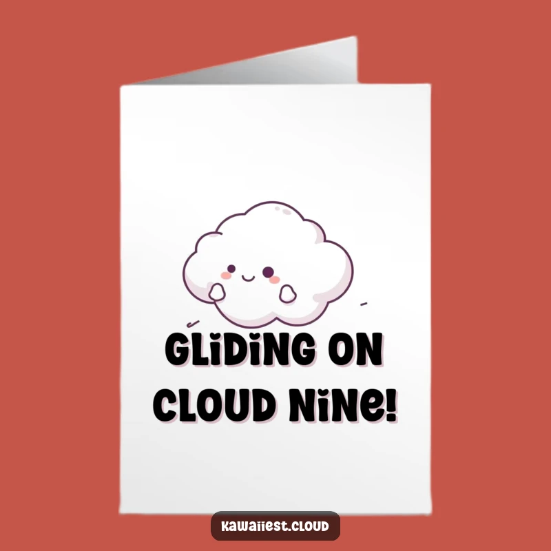 Joyful Cloud Breeze Free Printable Congrats Card - Uplifting DIY Downloadable Gift