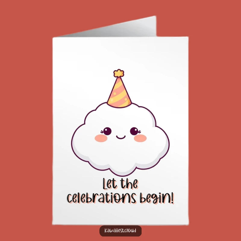 Free Printable Congrats Card: Party Cloud, Funny Downloadable Achievement Gift