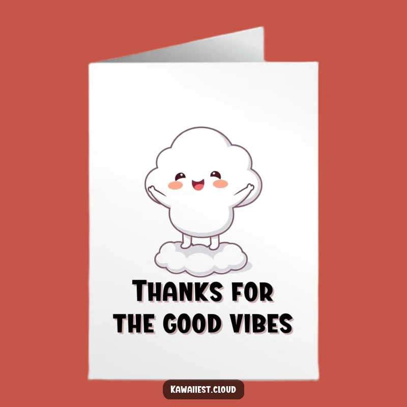 Free Printable Thank You Card: Cloud Jigging - Express Gratitude with Humor