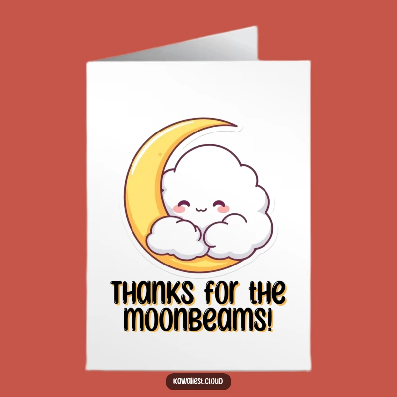 Mischievous Cloud Free Printable Thank You Card - Cute Downloadable Gift