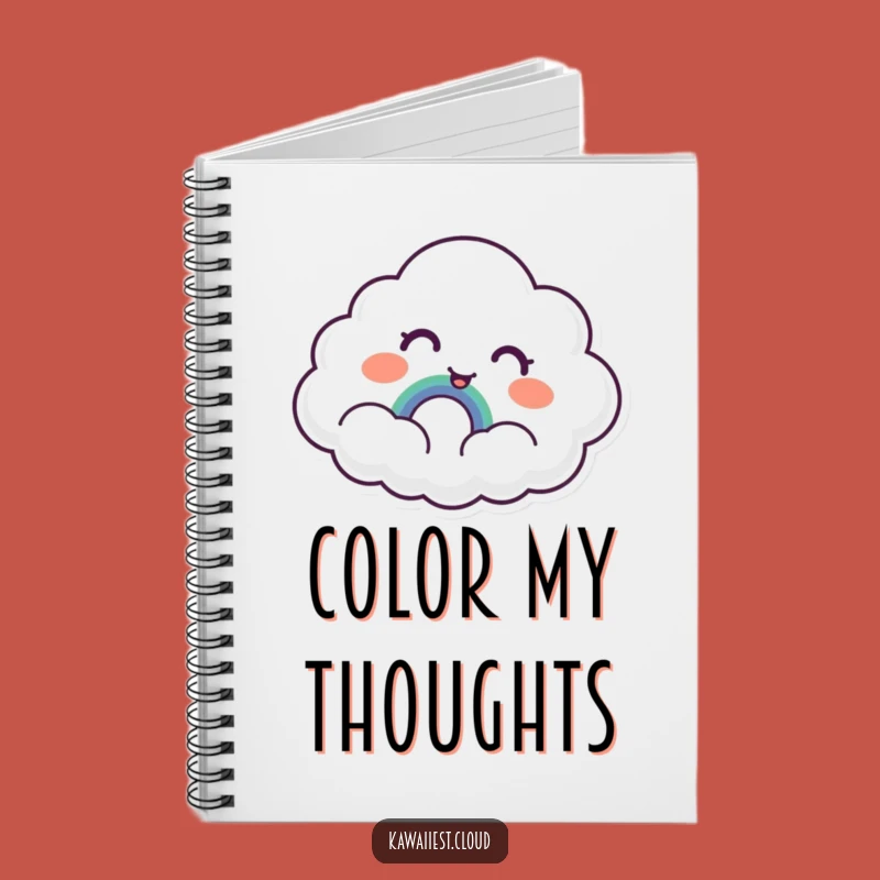 Funny Cloud Rainbow Surprise Notebook: Jot Down Your Joyful Thoughts