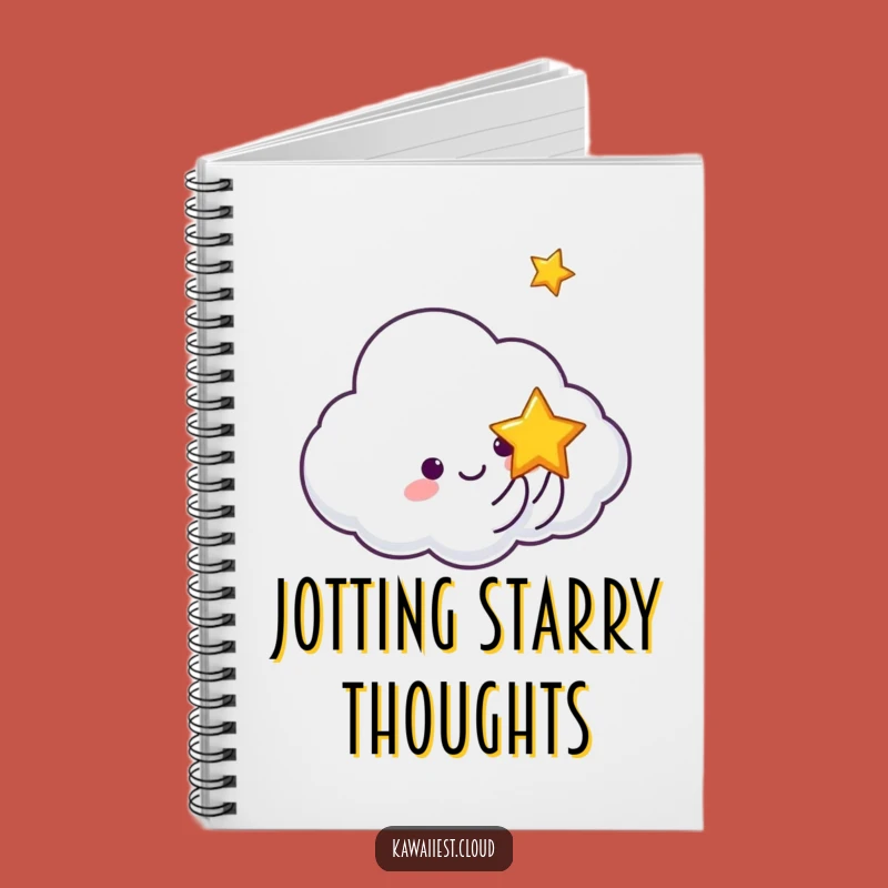 Funny Cloud Tossing Star Notebook: Celestial Journal for Starry Ideas
