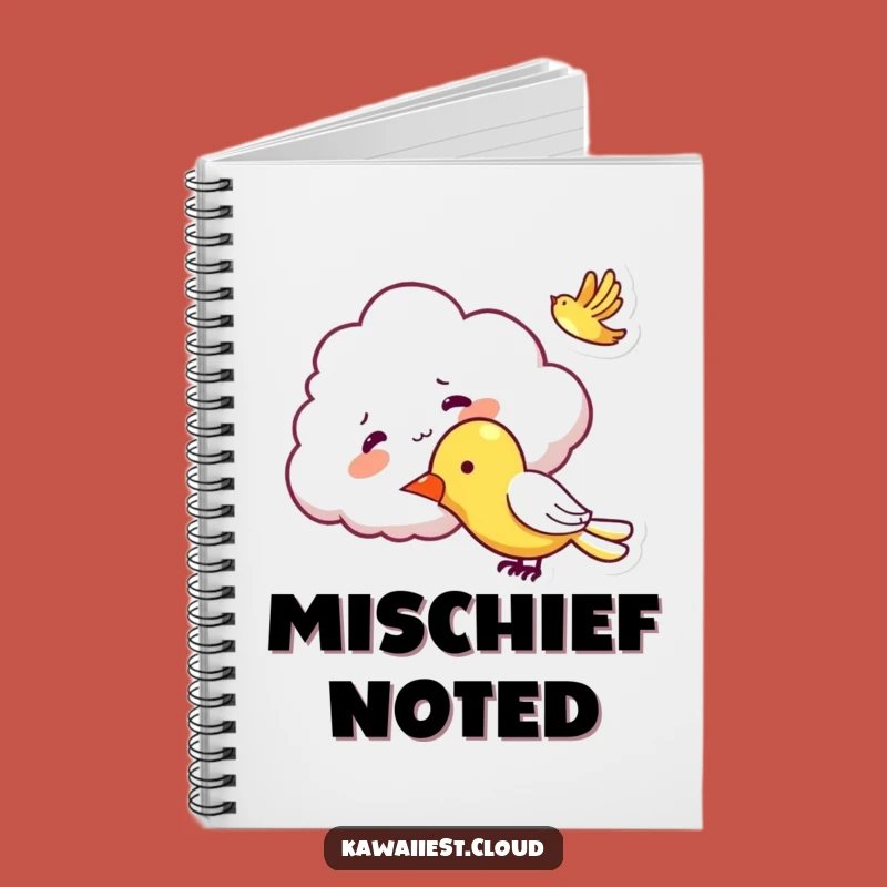 Funny Mischievous Cloud Notebook - Journal of Pranks, Perfect Cheeky Gift