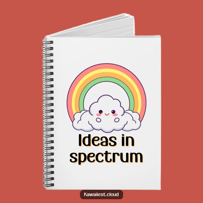 Funny Cloud Rainbow Notebook: Jot Down Magical Ideas, Perfect Gift