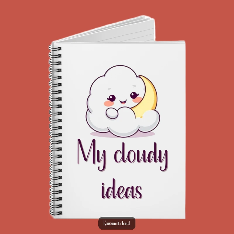 Funny Cloud Moon Nudge Journal: Playful Character, Dreamy Notes, Perfect Funny Gift