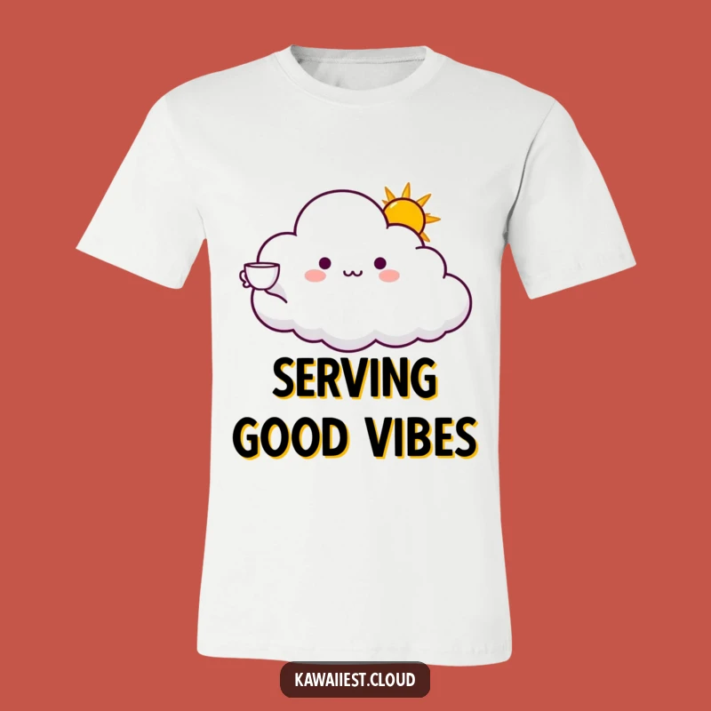 Funny Sunshine Cloud T-Shirt: Offer of Joyful Drink Tee